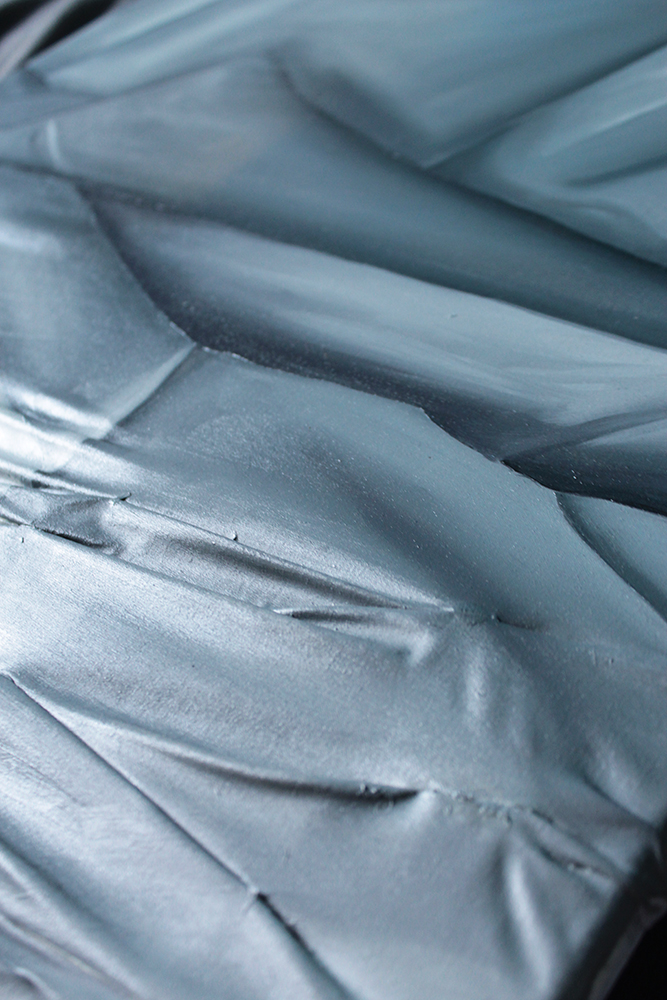 Grey Folds painting